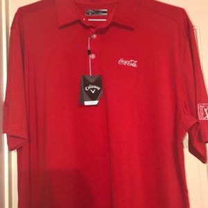 Callaway Men’s Golf CocaCola Shirt PGA Tour